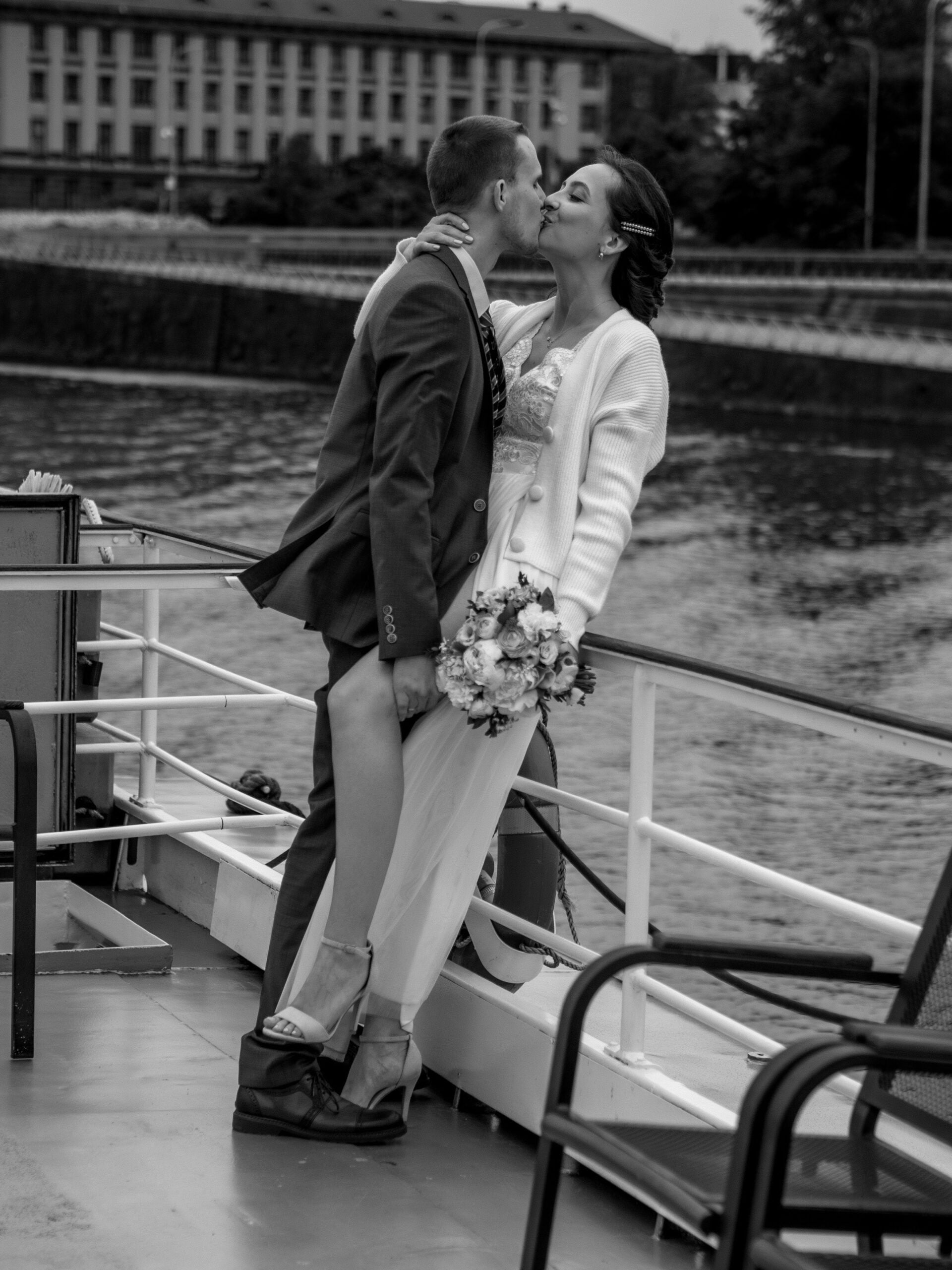 Hochzeit auf einem Schiff
